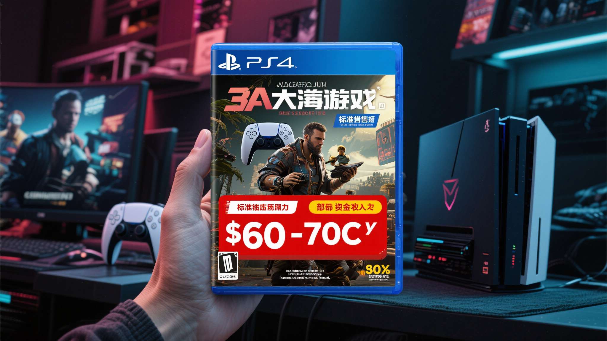 此外，游戏本体的定价也在同步上涨。目前3A大作的标准售价已经从60美元涨至70美